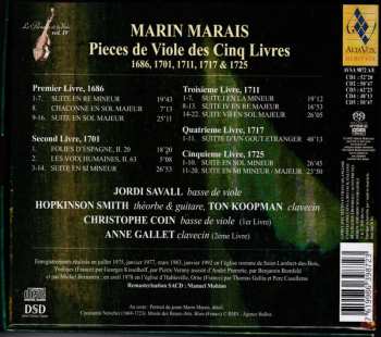 Zestaw pudełkowy/5SACD Christophe Coin: Pièces De Viole Des Cinq Livres (1686 - 1725)