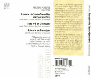 CD Nikolaus Harnoncourt: Sonnerie De Sainte-Geneviève Du Mont - Suites Pour Violes