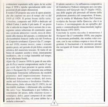 CD Mario Castelnuovo Tedesco: Piano Works