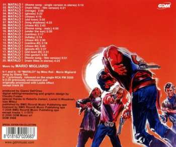 CD Mario Migliardi: Matalo! (Original Soundtrack) LTD