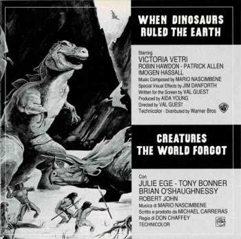 CD Mario Nascimbene: One Million Years B.C. / When Dinosaurs Ruled The Earth / Creatures The World Forgot (3 Original Soundtracks)