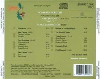 CD Mark Bebbington: The Piano Music By John Ireland Vol. 3