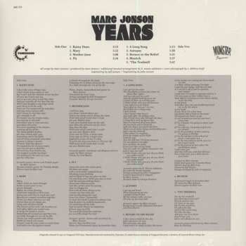 LP/SP Mark Johnson: Years