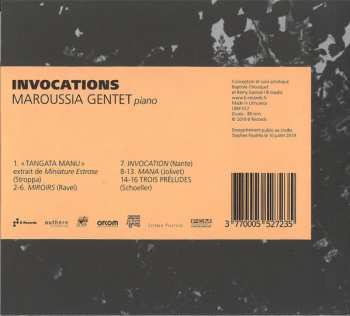 CD Maroussia Gentet: Invocations