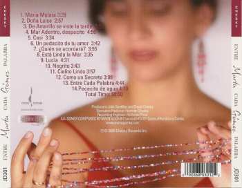 CD Marta Gómez: Entre Cada Palabra