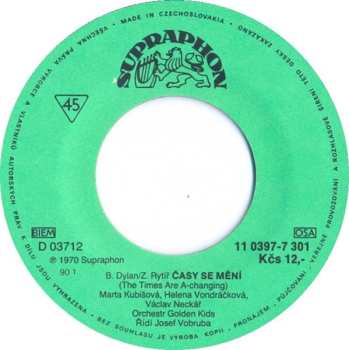 SP Helena Vondráčková: Časy Se Mění / Oh, Baby, Baby