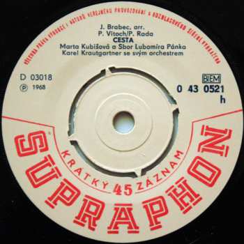 SP Marta Kubišová: Cesta / Budu Hledat Dál