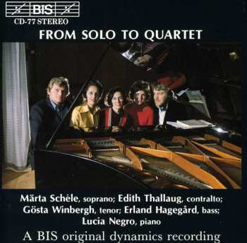Album Gösta Winbergh: From Solo To Quartet