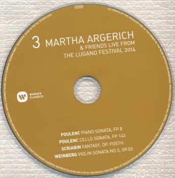 3CD/Zestaw pudełkowy Martha Argerich And Friends: Live From Lugano 2014