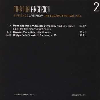 3CD/Zestaw pudełkowy Martha Argerich And Friends: Live From Lugano 2014
