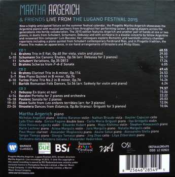 3CD/Zestaw pudełkowy Martha Argerich And Friends: Live From Lugano 2015