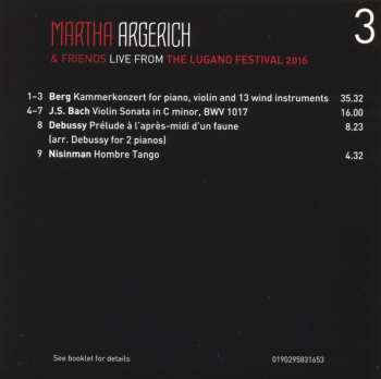 3CD/Zestaw pudełkowy Martha Argerich And Friends: Live From Lugano 2016