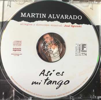 CD Martin Alvarado: Asi Es Mi Tango