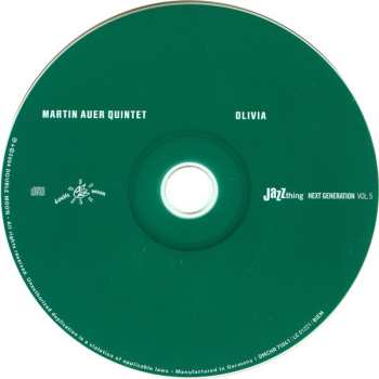 CD Martin Auer Quintet: Olivia