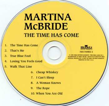 CD Martina McBride: The Time Has Come