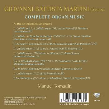9CD/Zestaw pudełkowy Manuel Tomadin: Complete Organ Music
