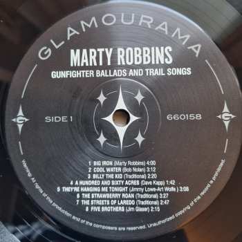 LP/SP Marty Robbins: Gunfighter Ballads And Trail Songs CLR