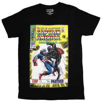 Merch Marvel Comics: Koszulka Cap Vs The Panther Comic Cover