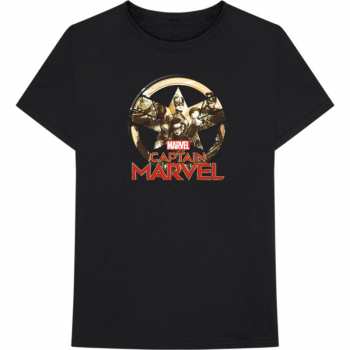 Merch Marvel Comics: Koszulka Captain Marvel Star Logo Marvel Comics 