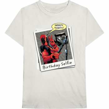 Merch Marvel Comics: Koszulka Deadpool Birthday Selfie 