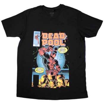 Merch Marvel Comics: Marvel Comics Unisex T-shirt: Deadpool Bubble Text (small) S