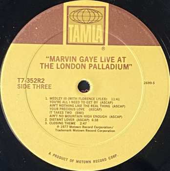2LP Marvin Gaye: Live At The London Palladium