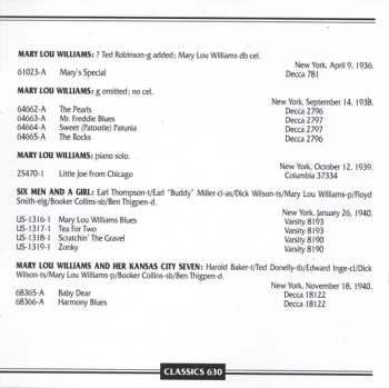 CD Mary Lou Williams: 1927-1940