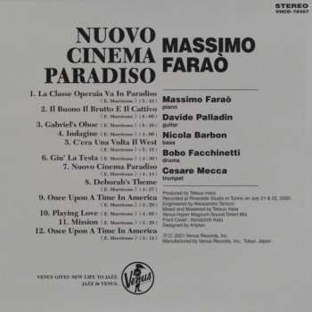 CD Massimo Faraò: Nuovo Cinema Paradiso ~ Tribute To Ennio Morricone