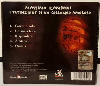 CD Massimo Zamboni: L'Estinzione Di Un Colloquio Amoroso