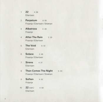 CD Mats Eilertsen: And Then Comes The Night