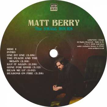 LP Matt Berry: The Small Hours LTD | CLR