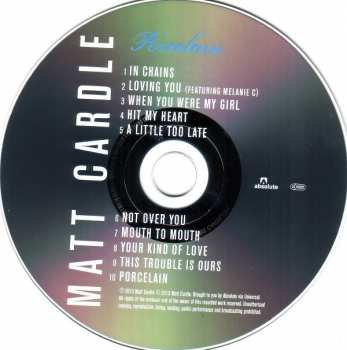 CD Matt Cardle: Porcelain