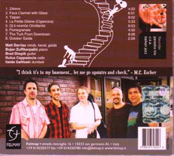 CD Bojan Zulfikarpašić: Matt Darriau Paradox Trio With Bojan Z.