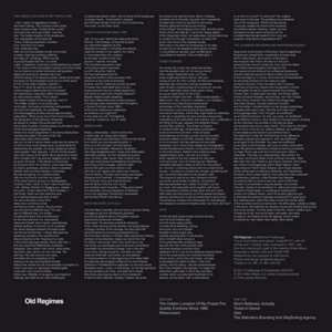 Album Matthew Friedberger: Old Regimes