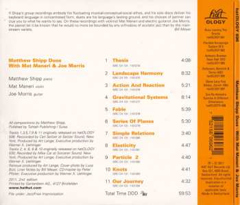 CD Matthew Shipp: Duos With Mat Maneri & Joe Morris