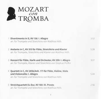 CD Gustav Rivinius: Mozart Con Tromba