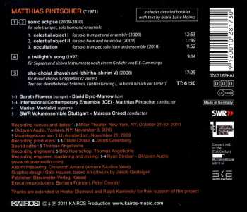 CD Matthias Pintscher: Sonic Eclipse, A Twilight's Song, She-Cholat Ahavah Ani 