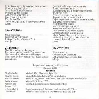 CD Maurizio Cazzati: Vespro Di Sant'Andrea (Un Solenne Vespro Mantovano Del 1641 Alla Corte Dei Gonzaga)