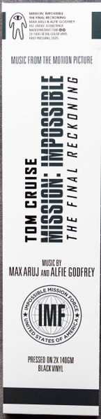 2LP Max Aruj: Mission: Impossible - The Final Reckoning (Music From The Motion Picture)