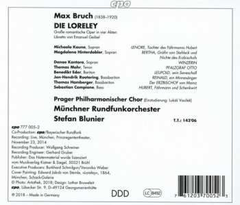 3CD Max Bruch: Die Loreley