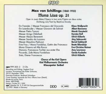 2CD/Zestaw pudełkowy Philharmonisches Orchester Kiel: Mona Lisa