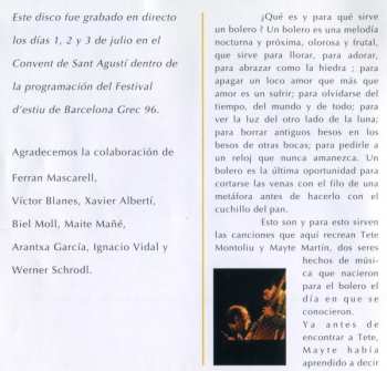 CD Tete Montoliu: Free Boleros