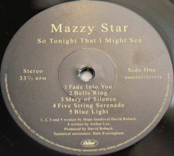 LP Mazzy Star: So Tonight That I Might See