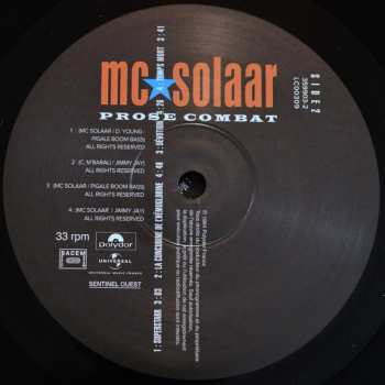 2LP MC Solaar: Prose Combat