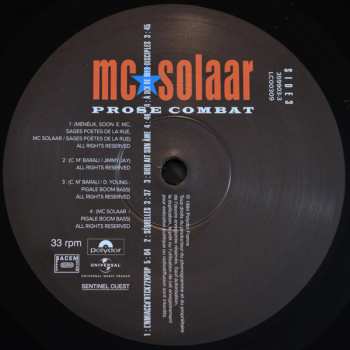 2LP MC Solaar: Prose Combat
