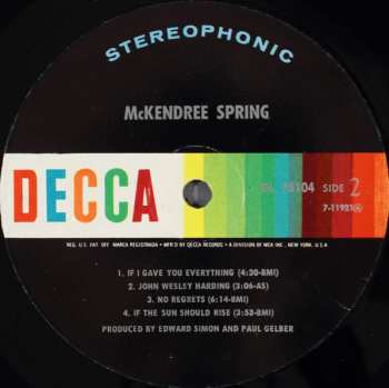 2CD McKendree Spring: Mckendree Spring / Second Thoughts / Three