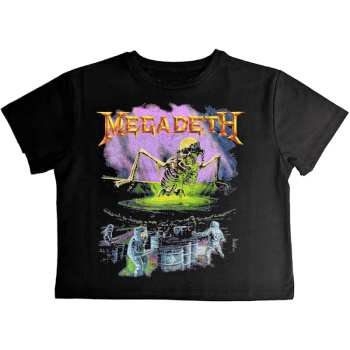 Merch Megadeth: Damskie Crop Top Contaminated