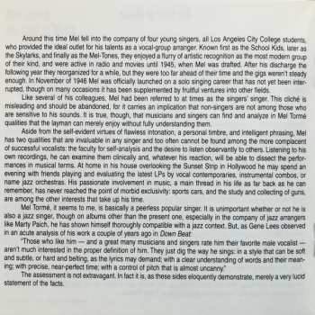 CD Mel Tormé: My Kind Of Music