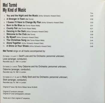 CD Mel Tormé: My Kind Of Music
