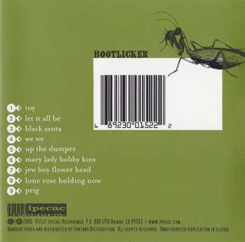 CD Melvins: The Bootlicker